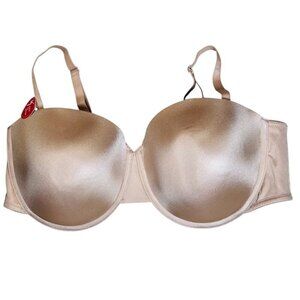 DREAMFIT 44DD Bra Nude Tan Strapless Convertible Intimates